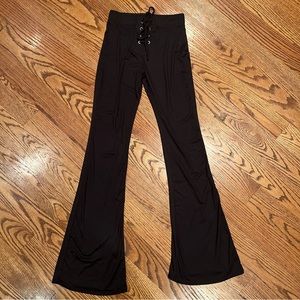 Black Stretchy Charlotte Russe Flare pants.
